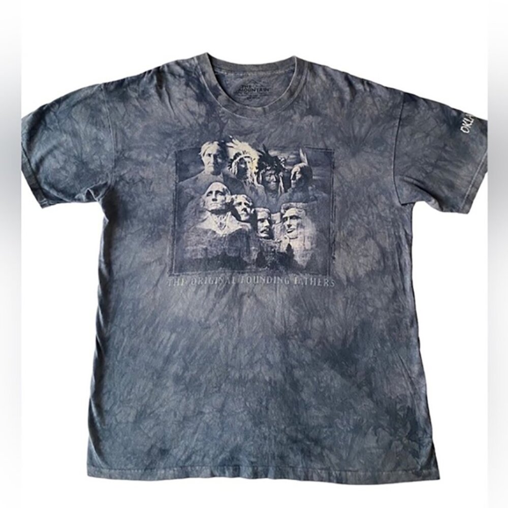 THE MOUNTAIN THE ORIGINAL FOUNDING FATHERS Tie Dye Graphic T Shirt in XL